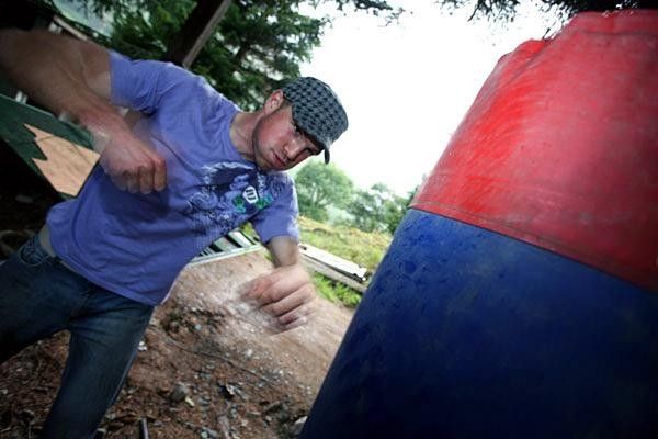 Dan Atherton works it out.