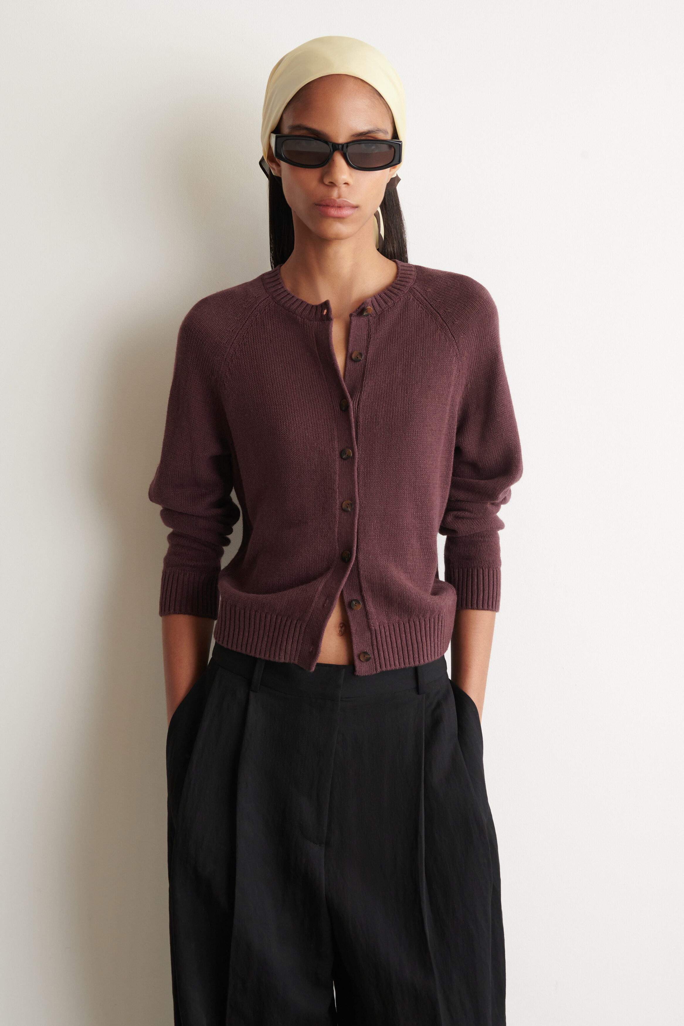 Knitted Linen Cardigan