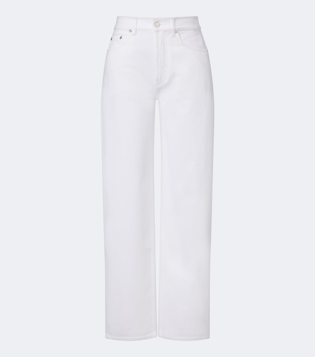 Samur Straight Jeans in White - Loulou De Saison