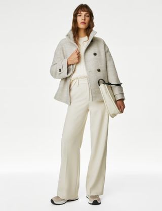 Cream ecru trousers