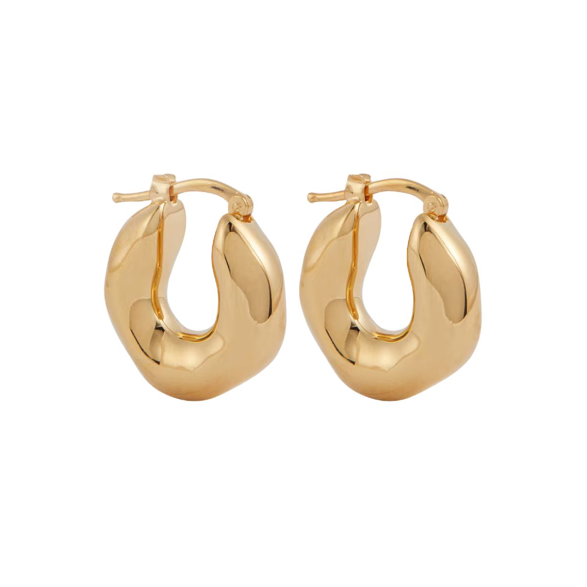 gold earrings