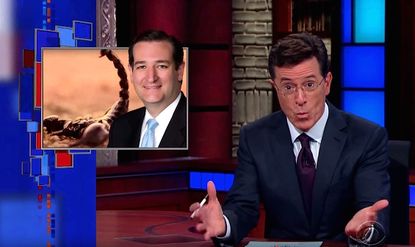 Stephen Colbert is confused about a Ted Cruz ad