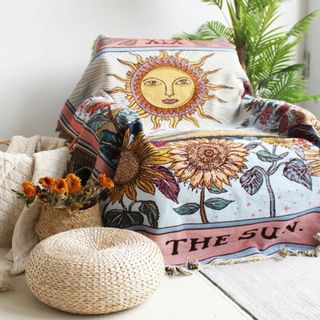 A zodiac-inspired blanket/throw