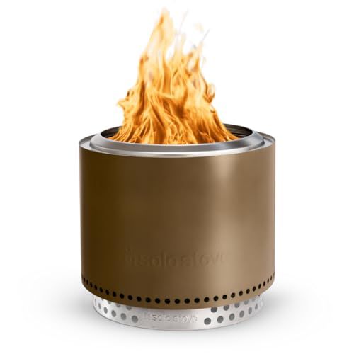 Solo Stove Bonfire W/stand | 19.5" Smokeless Wood Burning Fire Pit, Bronze