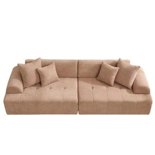  Wide Modern Style Tufted Sofa