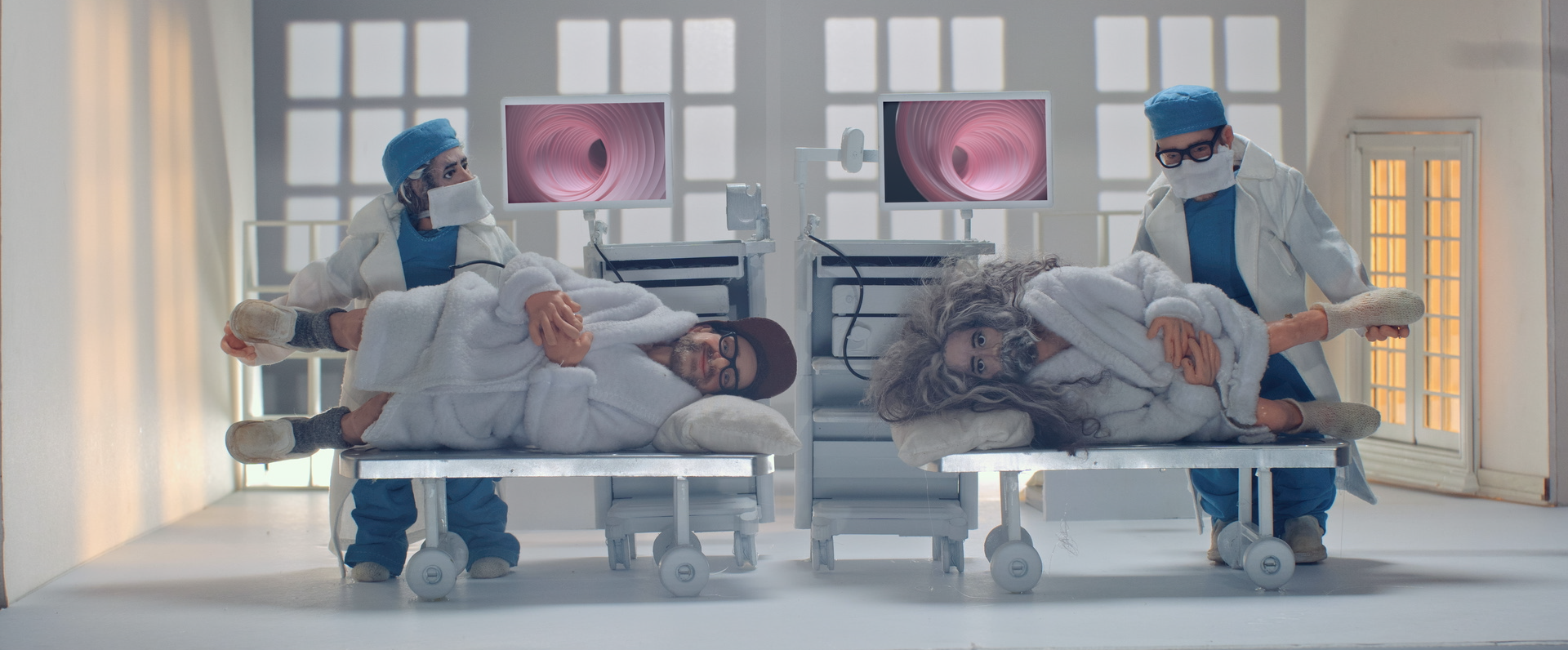 Stills from the documentary Andre Is An Idiot