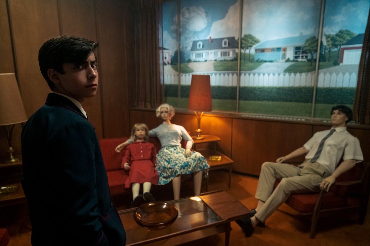 Aidan Gallagher as Number Five in Season 2 of