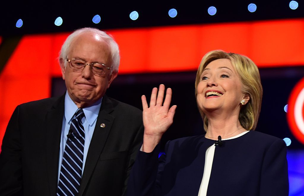 Bernie Sanders and Hillary Clinton