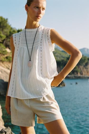 Romantic Sleeveless Top