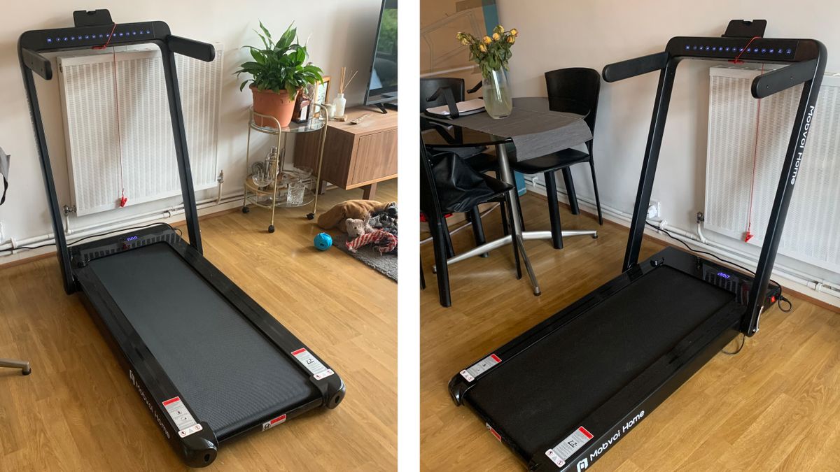 Mobvoi treadmill deal: Image shows Mobvoi machine in situ at home