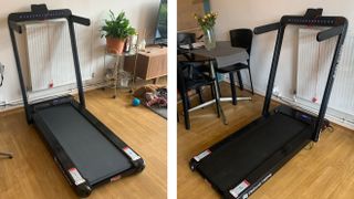 Mobvoi treadmill deal: Image shows Mobvoi machine in situ at home