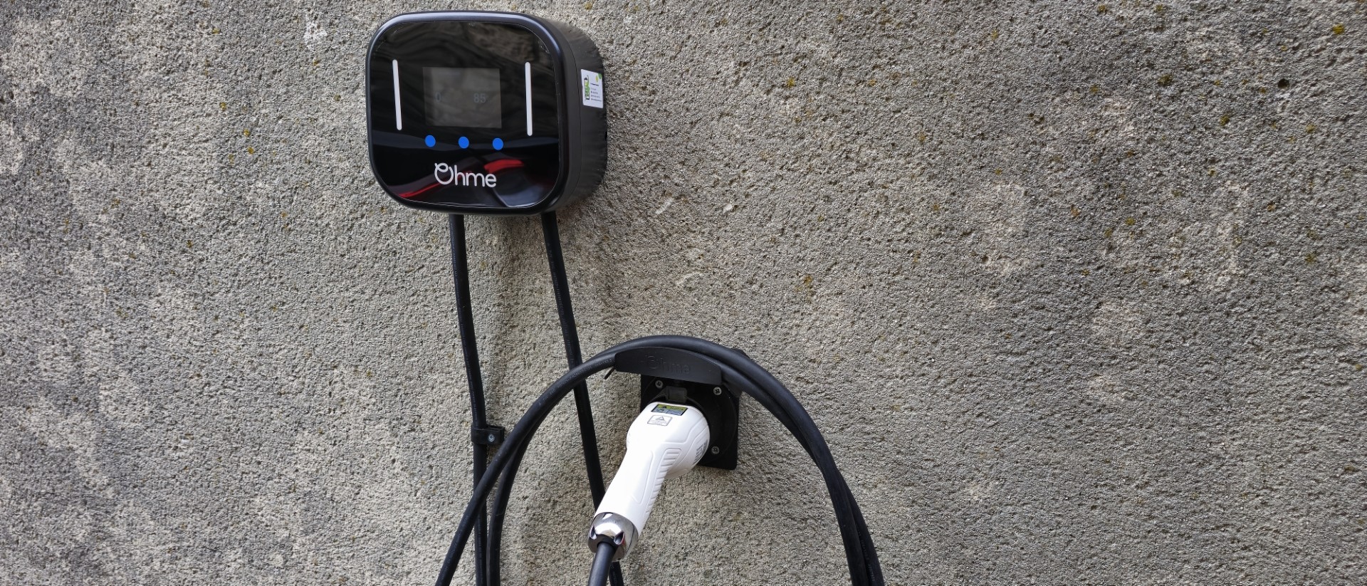 Ohme Home Pro installed on wall