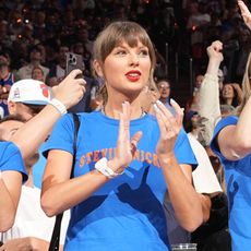 Photo of Taylor Swift at the New York Knicks game 