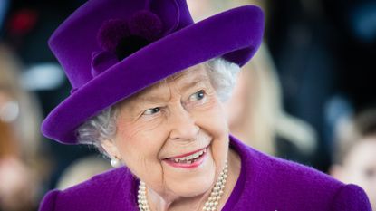 Queen Elizabeth II visits the Royal British Legion Industries village to celebrate the charity's centenary year on November 06, 2019 in Aylesford, England