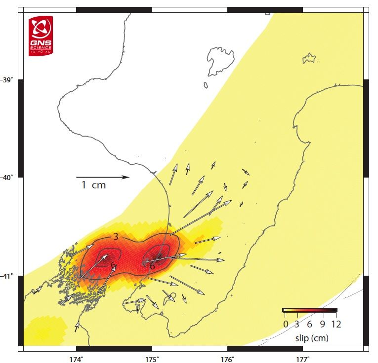 New Zealand slow slip earthquake