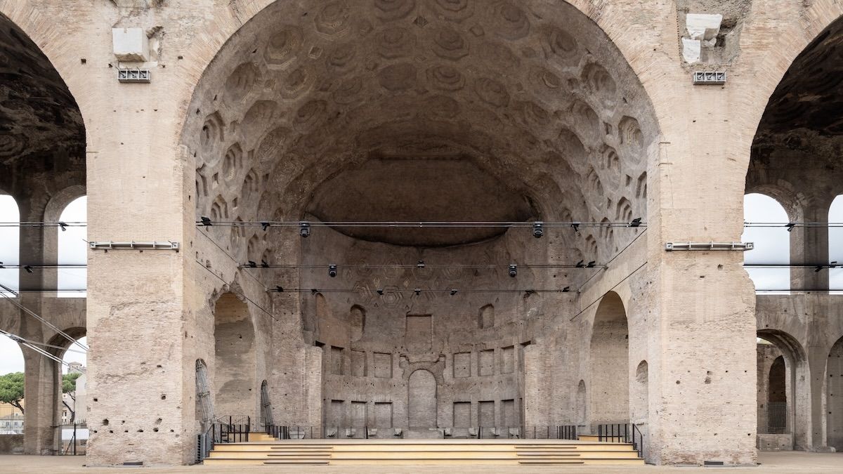 Rome’s Basilica di Massenzio has been reinvigorated