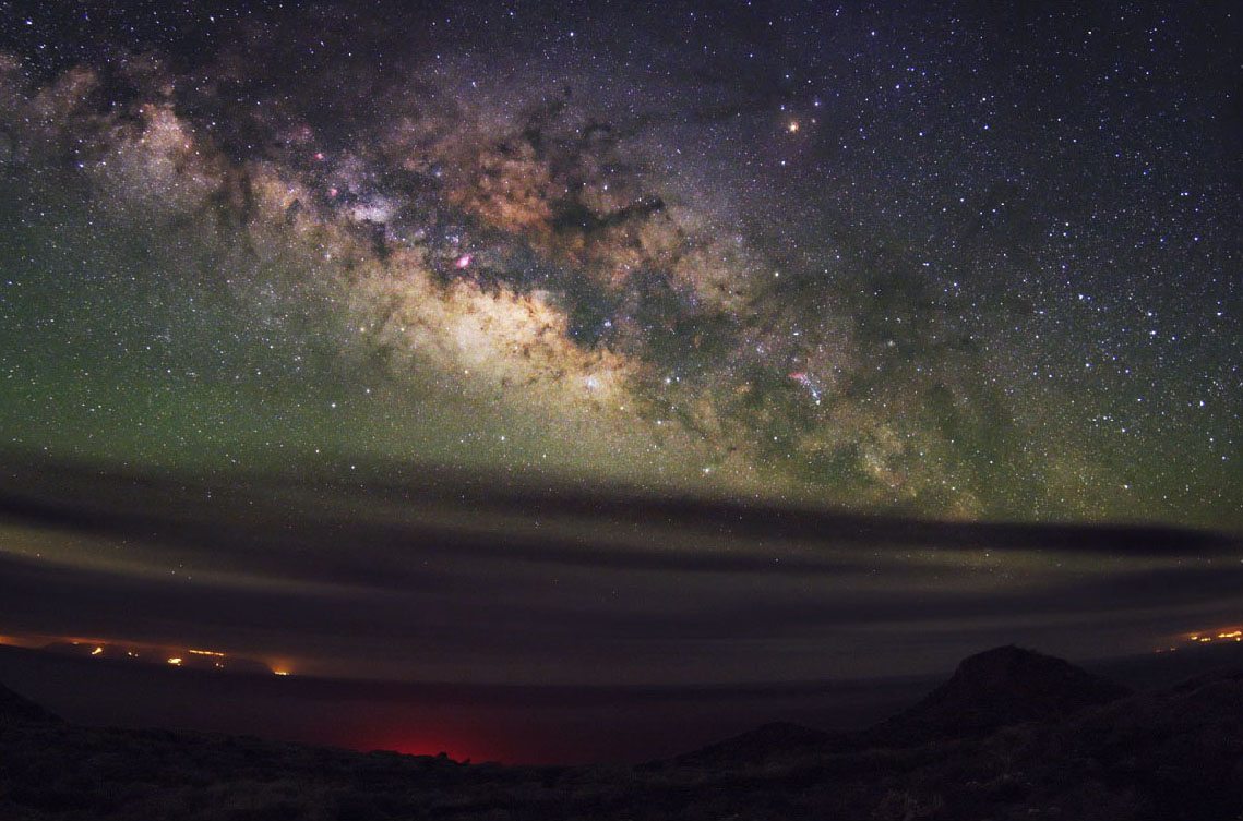 MIlky Way over La Palma Island, Canary Islands