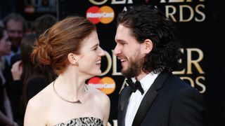 london, england april 03 rose leslie and kit harington attend the olivier awards with mastercard at the royal opera house on april 3, 2016 in london, england photo by luca teuchmannluca teuchmann wireimage