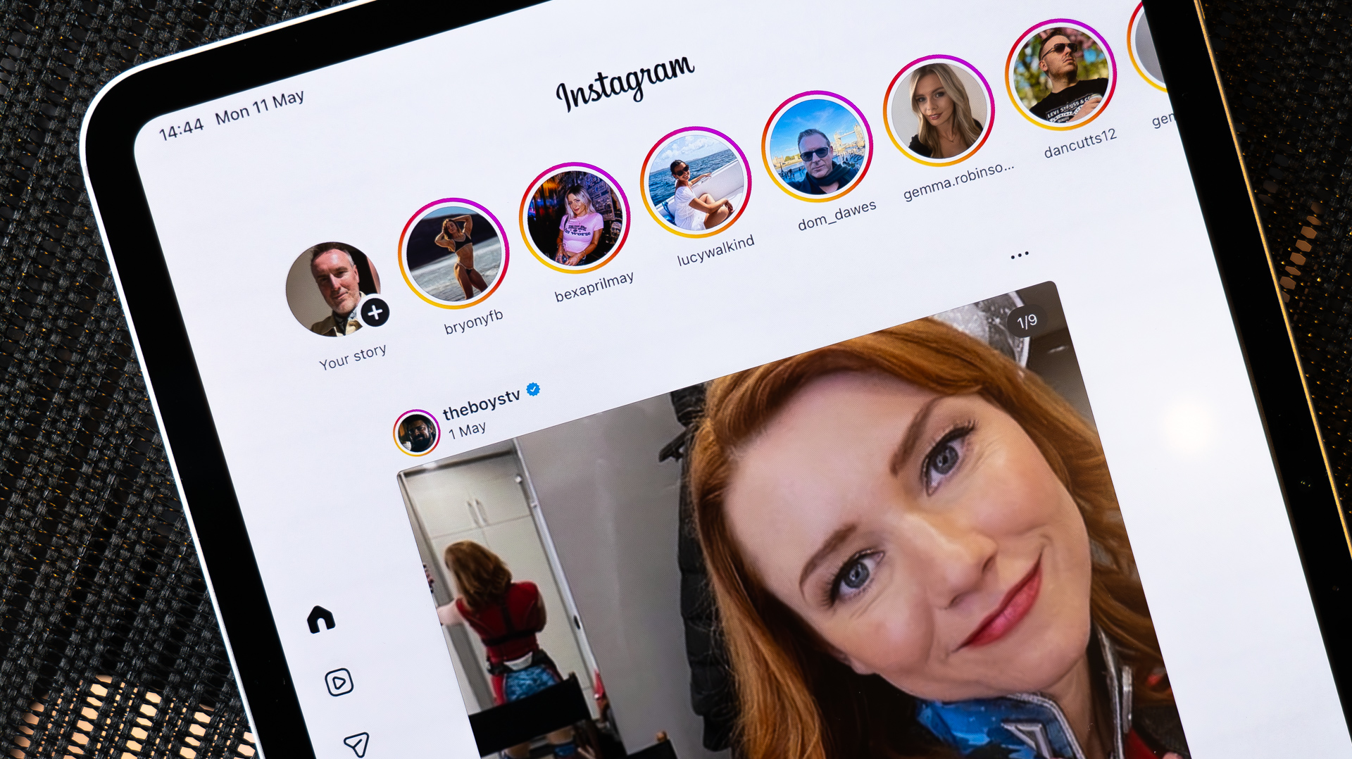 Instagram running on iPad