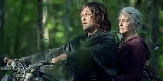 Norman Reedus and Melissa McBride on The Walking Dead