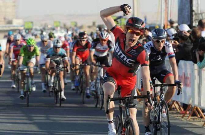 Brent Bookwalter (BMC Racing Team) wins stage 1 of the Tour of Qatar