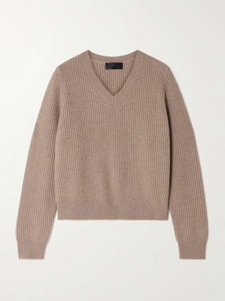 Korina Ribbed Cashmere Sweater