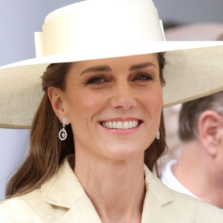 Princess Kate rewears her wedding day earrings for Garter Day 2026, a pair of pave diamond jewels featuring acorns in reference to the Middleton coat of arms