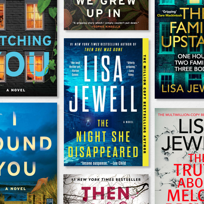 a collage of lisa jewell's thriller book covers