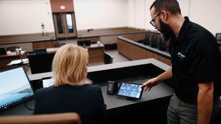 Touchpanel at Maury County Judicial Center