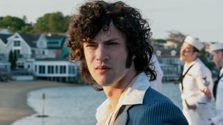 A close up of Dominic Sessa as Anthony Bourdain in Tony