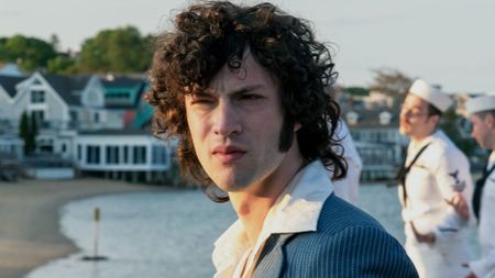 A close up of Dominic Sessa as Anthony Bourdain in Tony