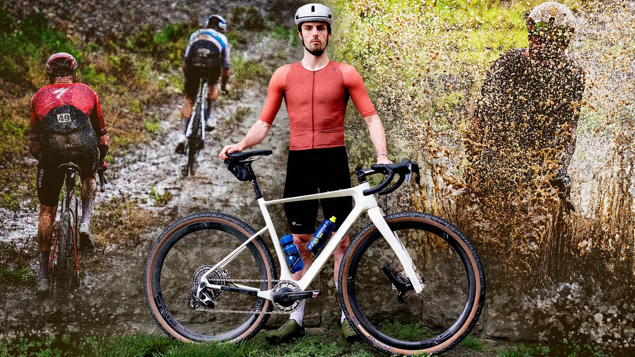 'I rode with one eye for an hour and a h