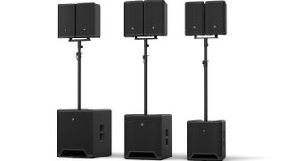 Three speakers from the new DAVE Series from LD Systems.