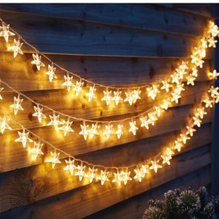 Homebase 100 Star Outdoor Christmas Lights 