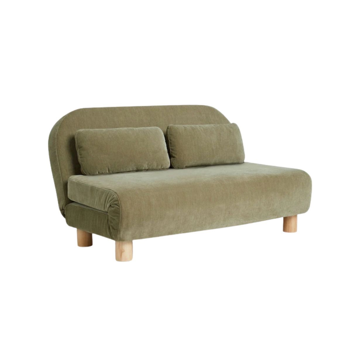 Green sofa bed
