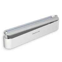DriveLink Refillable Magnetic Plastic Wrap Dispenser With Slide Cutter,