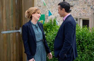 Jai tries to persuade Laurel in Emmerdale