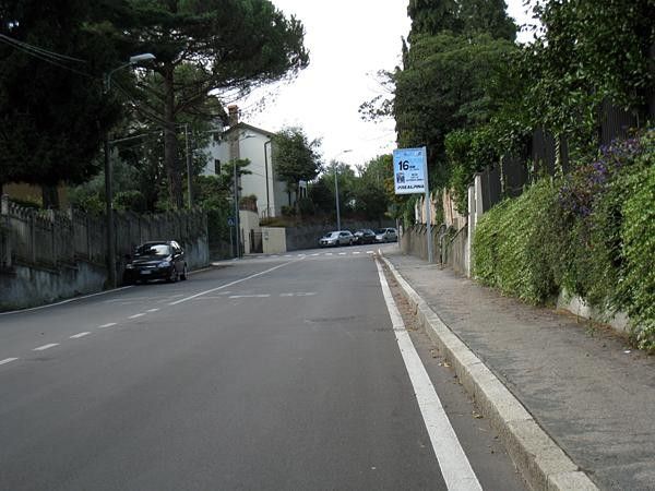 The -16km marker is on the Montello climb.