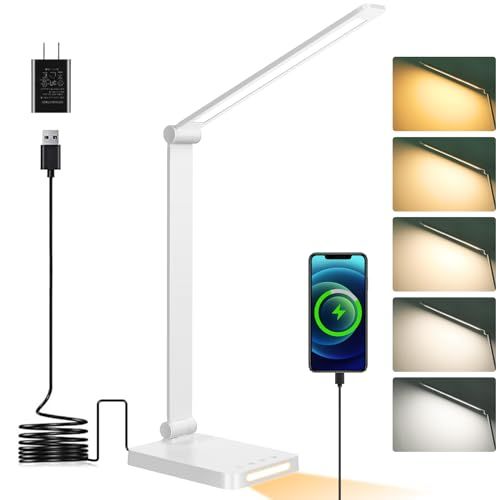 Dott Arts Led Desk Lamp With USB Ports