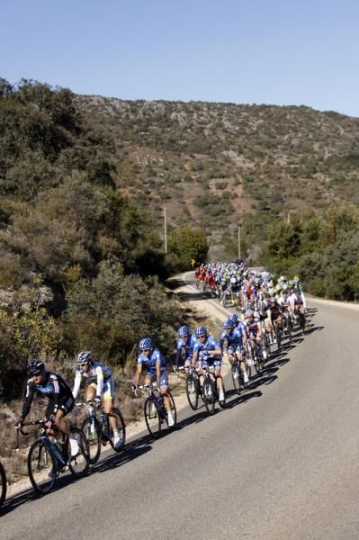 The peloton in Portugal