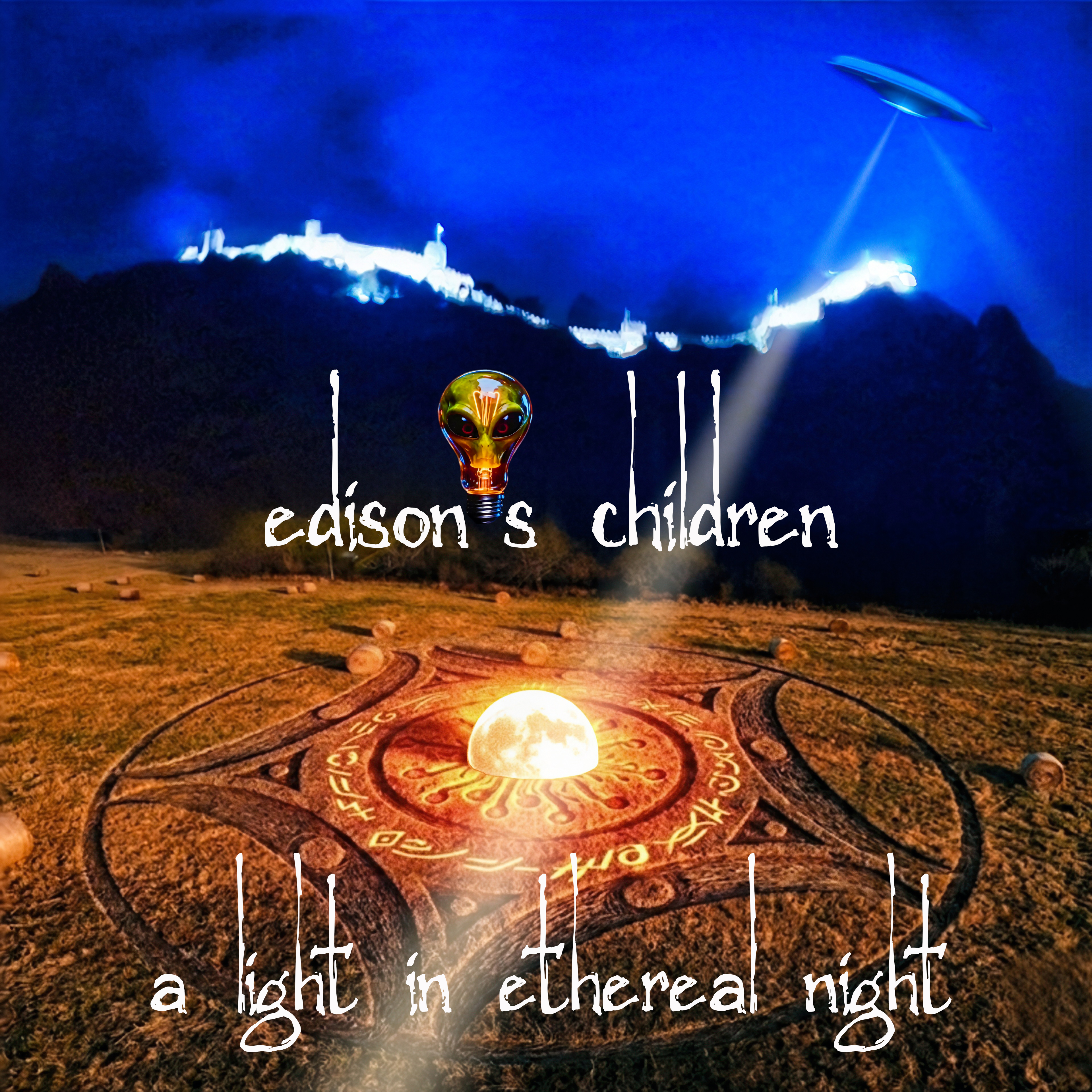 Edison's Children 2026 album A Light In Ethereal Night artwork