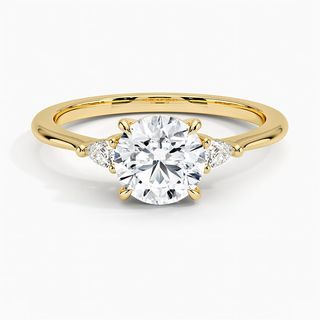 Brilliant Earth, Aria Three Stone with 1ct Round Certified Lab Diamond