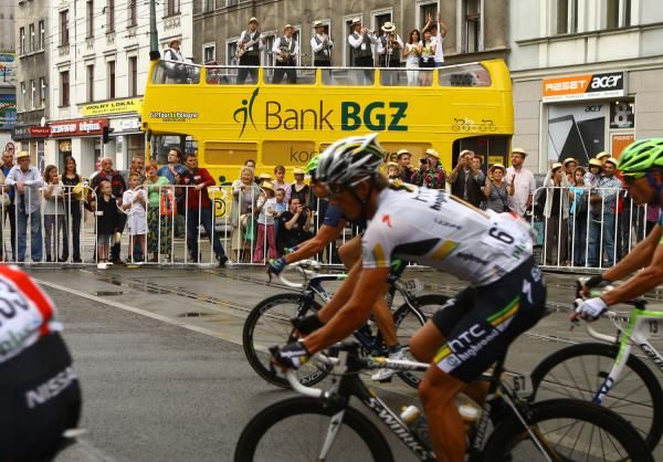 There was entertainment for the crowd in Poland
