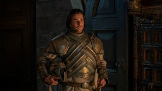 Fabien Frankel as Ser Criston Cole in armor on House of the Dragon