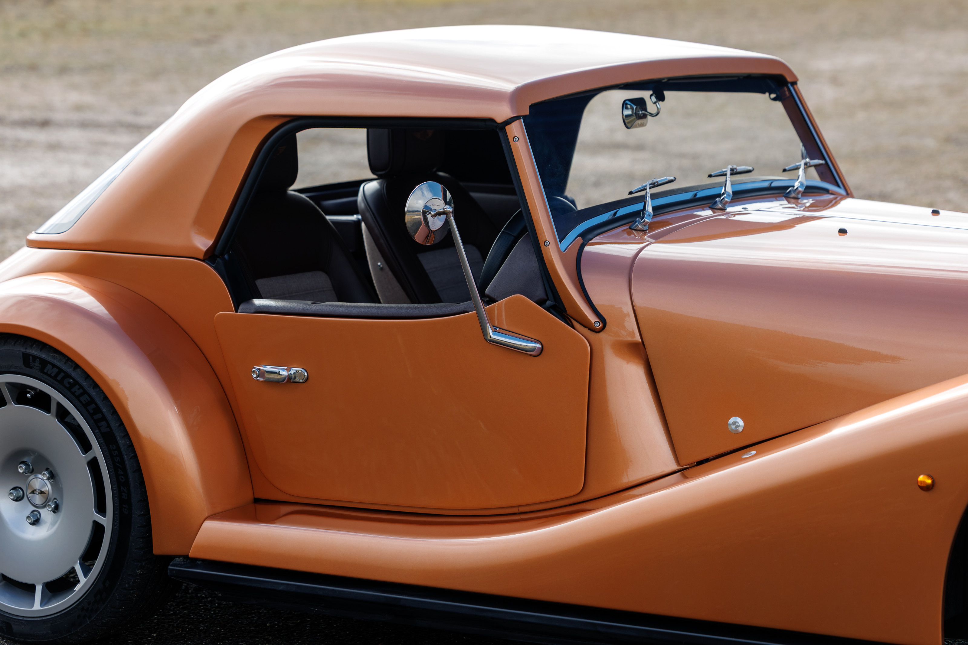 The Morgan Supersport's detachable hardtop