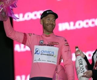 Svein Tuft on stage one of the 2014 Giro d'Italia
