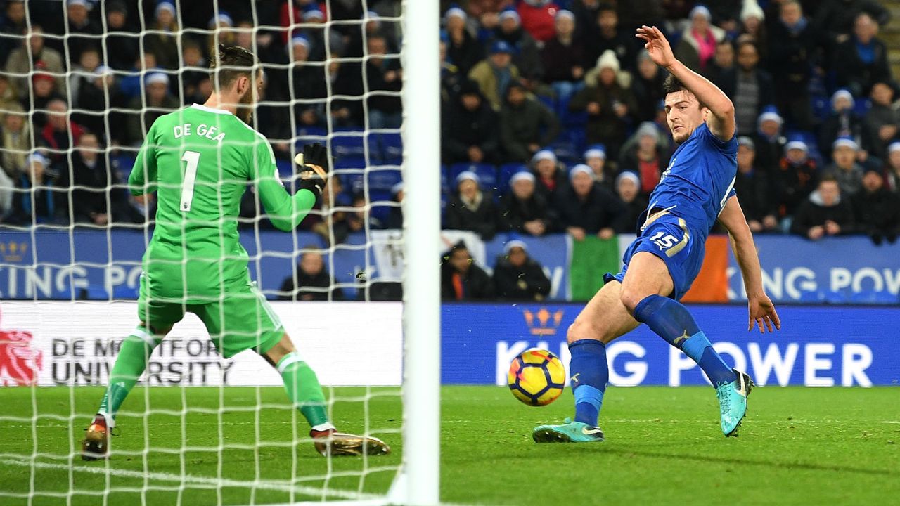 Harry Maguire Man Utd vs. Leicester Premier League