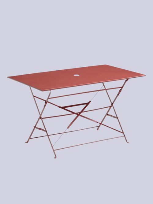 Ozevan Rectangular Folding Metal Table