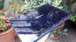 Lenovo Yoga Solar PC closed, solar panel