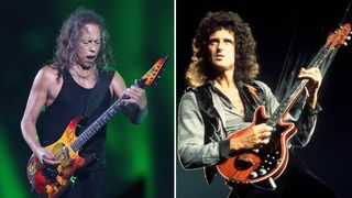 Kirk Hammett and Brian May